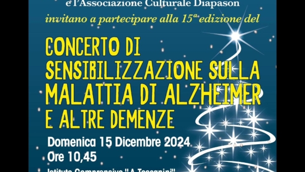 Concerto di sensibilizzazione sulla malattia di Alzheimer