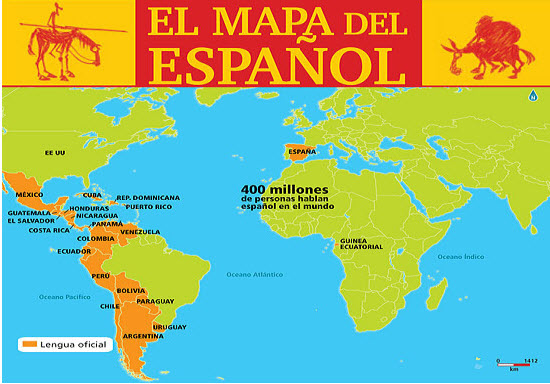 mappa spagnolo